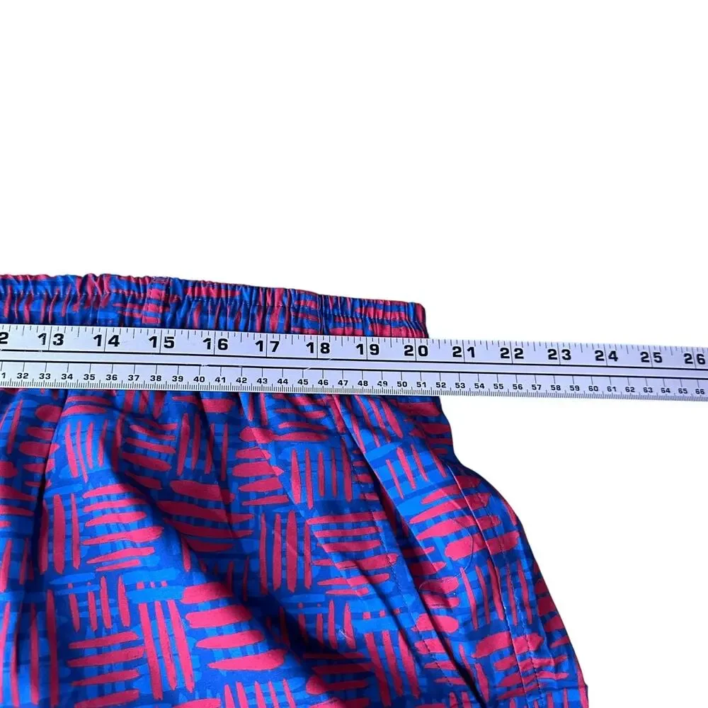 Southern Marsh Swim Trunks Shorts Men’s 3X Red Blue Geometric‎ Lined Drawstring